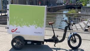 <p>Mit diesen Gefährten werden in Gent ab sofort Tiefkühlwaren von A nach B transportiert.</p>