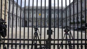 <p>Der Egmontpalast in Brüssel: Hier tagt heute Nachmittag, wie gehabt, der Konzertierungsausschuss.</p>