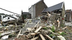 <p>Pepinster, ein Monat nach der Katastrophe.</p>