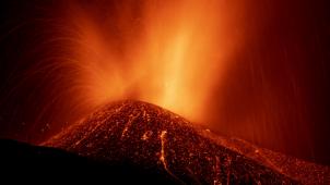 <p>Vulkanausbruch auf der Kanareninsel La Palma.</p>