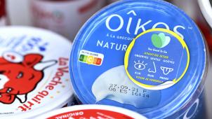 <p>Die Etikette gibt es auf 200 Produkten wie Oikos-Joghurt und „La vache qui rit“.</p>