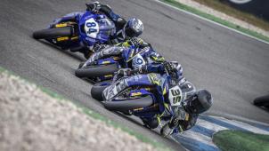 <p>Tom Kohnen (#35) beim Saisonfinale in Hockenheim.</p>