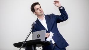 <p>Thomas Dermine visiert hoch.</p>