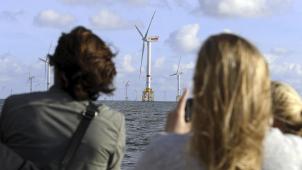 <p>Wenn Windturbinen sich gegenseitig Wind abfangen, produzieren sie weniger Strom.</p>