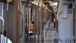 <p>Ein Blick in einen der neuen M7-Metrozüge, die künftig durch die Hauptstadt rollen.</p>