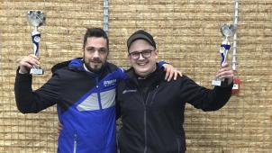 <p>Meister und Vizemeister im Cross Car: Dany Born (l.) und Jan Keller. Foto: privat</p>