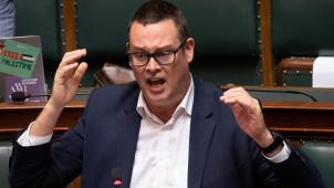 <p>Raoul Hedebouw in der Kammer.</p>
