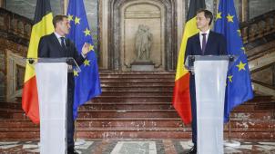 <p>Nicht immer einer Meinung: Ps-Vorsitzender Paul Magnette und Premierminister Alexander De Croo</p>