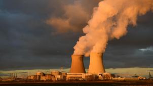 <p>Abenddämmerung für die belgische Kernenergie (hier: Atomkraftwerk in Doel)?</p>