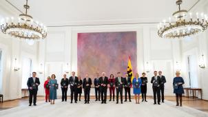 <p>Die neue Bundesregierung. Sie wollen „Fortschritt wagen“.</p>