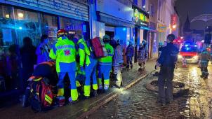 <p>Die Rettungskräfte am Einsatzort.</p>