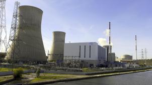 <p>Ein Blick auf das AKW in Tihange</p>