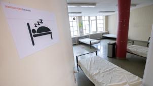 <p>Ein Blick in eine Unterkunft von „Samusocial“ in Brüssel</p>