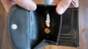 <p>15 Prozent der Befragten haben Angst, dass ihnen vor der nächsten Lohnzahlung das Geld für den Kauf von Lebensmitteln ausgeht.</p>