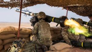 <p>Während eines Trainings wird eine Panzerabwehrrakete abgefeuert</p>