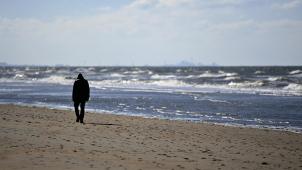 <p>Diese Aufnahme zeigt den Strand von Koksijde</p>