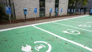 <p>E-Mobilität ist eines der großen Themen für einen grüneren Arbeitsplatz.</p>