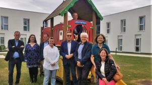 <p>Dank der Unterstützung der beiden Eupener Kiwanis Clubs konnte ein neues Spielgerät angeschafft werden.</p>