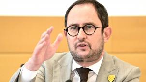 <p>Justizminister Vincent Van Quickenborne verteidigte seinen Gesetzentwurf.</p>