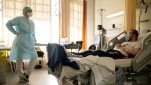 <p>Auch die Krankenhauseinweisungen stiegen in der vergangenen Woche erneut.</p>