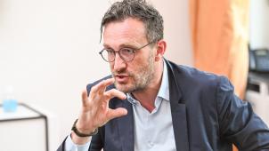 <p>Der ehemalige Brüsseler Mobilitätsminister Pascal Smet, heute regionaler Staatssekretär.</p>