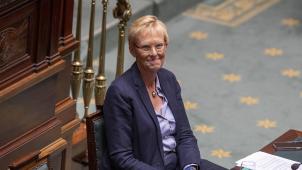<p>Rentenministerin Karine Lalieux</p>
