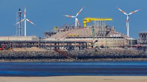 <p>Wichtiges Glied in der Gasversorgung: der Flüssiggas-Importterminal in Zeebrugge</p>