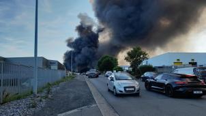 <p>Das Feuer war am Sonntagnachmittag ausgebrochen.</p>