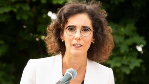 <p>Außenministerin Hadja Lahbib</p>