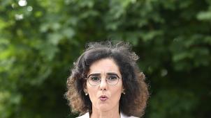<p>Außenministerin Hadja Lahbib steht im Zentrum einer Polemik.</p>