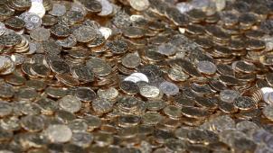 <p>Auf der belgischen Fünf-Cent-Münze ist der Kopf von König Philippe abgebildet</p>