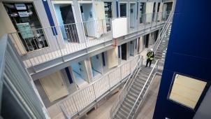 <p>Das neue Gefängnis von Haren bietet Platz für 1.190 Häftlinge.</p>
