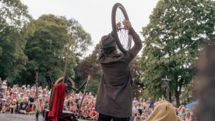 <p>Insgesamt 1.400 Besucher zählten die Veranstalter beim diesjährigen Unterstädter Straßentheaterfestival.</p>