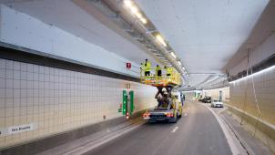 <p>Nach Abschluss der Arbeiten im Cointe Tunnel ist dieser seit Dienstagmorgen wieder frei befahrbar.</p>