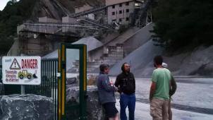 <p>Streik im Sagrex-Steinbruch von Lustin</p>