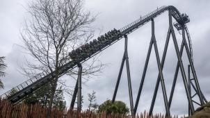<p>Publikumsmagnet: die Achterbahn Kondaa im Freizeitpark Walibi:</p>
