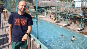 <p>Paul Steinbrück vom Verein Pool is cool, der das Freibad Flow betreibt, ist zufrieden mit dem Erfolg.</p>