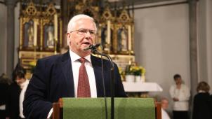<p>Alfred Minke ging in seinem Vortrag auf die Geschichte der Unterstädter Pfarre ein.</p>