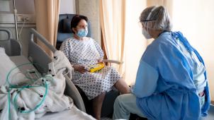 <p>Die Zahl der coronabedingten Krankenhauseinweisungen war in der vergangenen Woche leicht rückläufig.</p>
