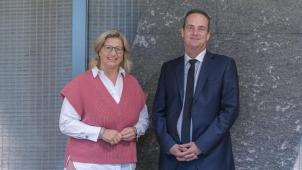 <p>Oliver Paasch und Anke Rehlinger bei ihrem Treffen am letzten Donnerstag in Saarbrücken.</p>