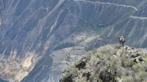 <p>Ein Blick auf den Colca-Canyon in Peru: Hier wurden die Überreste von Natacha de Crombrughe gefunden.</p>