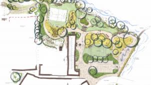<p>So präsentiert sich die Skizze für den künftigen Scheiblerpark, nachdem die Projektplaner die Anregungen der Bürger aufgenommen haben.</p>