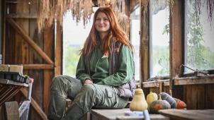 <p>Klima-Aktivistin Clara Falkenberg organisiert zusammen mit drei Freundinnen den ersten „Fridays for Future“-Protestmarsch in Eupen.</p>