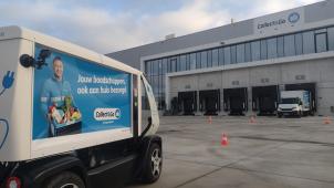 <p>Das selbstfahrende Collect&amp;Go-Auto von Colruyt</p>