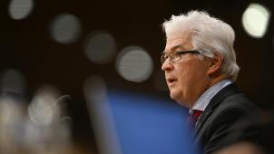 <p>Charles Servaty bei der Debatte am Montag im DG-Parlament</p>