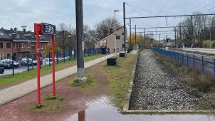 <p>Der Eupener Bahnhof</p>