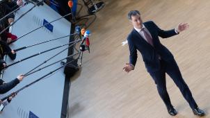 <p>Versucht, in Balance zu bleiben: Premier De Croo</p>