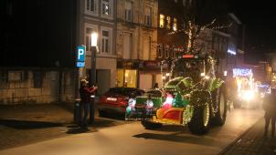<p>Zum Abschluss stand für die Zugteilnehmer das Passieren der Eupener Innenstadt auf dem Programm.</p>