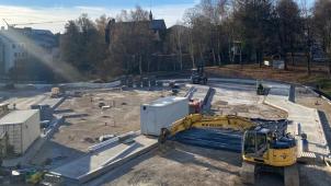 <p>Auf dem Gelände des Eupener Bushofs wird derzeit eifrig gewerkelt.</p>