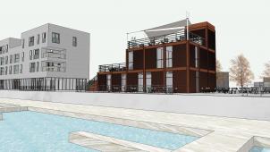 <p>Insgesamt werden 2 Mio. Euro in den Neubau im neuen Jachthafen investiert.</p>